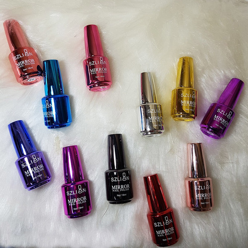 Kit 6 Esmaltes Fkb Mirror Nail Polish Efeito Espelhado | Parcelamento sem juros Kit 6 Esmaltes Fkb Mirror Nail Polish Efeito Espelhado | Parcelamento sem juros
