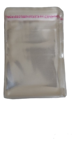 200 Bolsitas Polipropileno 5x6 Medida Útil (+2cm) C/adhesivo