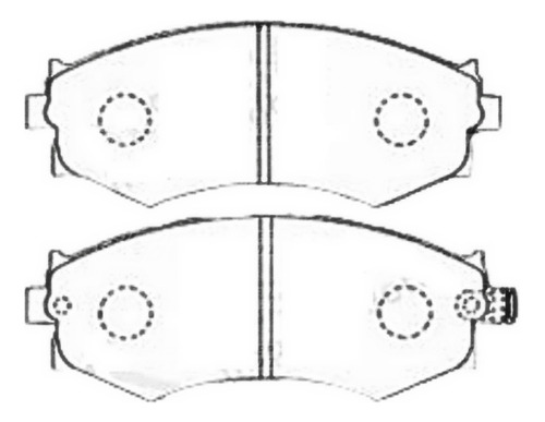 Pastillas Freno Del Para Daewoo Musso 2.9 Om662 1996 2006