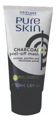 Mascarilla Carbón Peel Off Puntos Negros -espinilla Oriflame