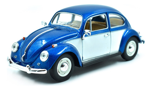 Volkswagen Classic Vocho 1967 Bicolor Kinsmart Escala 1:24