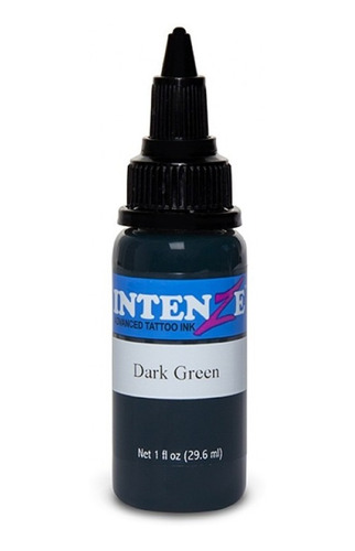 Dark Green 1 Oz - Tinta Para Tatuar Intenze