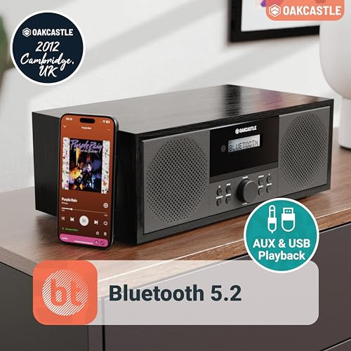 Sistema Estéreo Bluetooth 5.2 Para El Hogar | Potente Reprod
