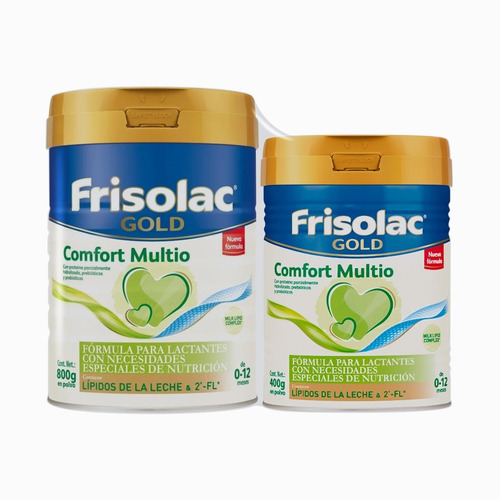 Frisolac Gold Comfort Multio (0-12 Meses) Pack C/ 1.2 Kg