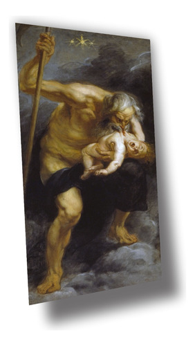 Lienzo Canvas Arte Paul Rubens Saturno Devorando Hijo 100x47