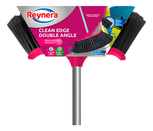 Escoba Para Exterior Reynera Doble Angular
