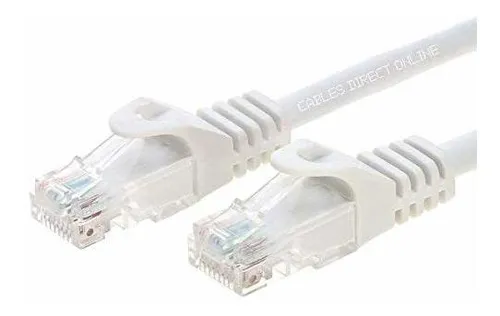 Cable De Red Ethernet Cat6 Blanco 200 Pies