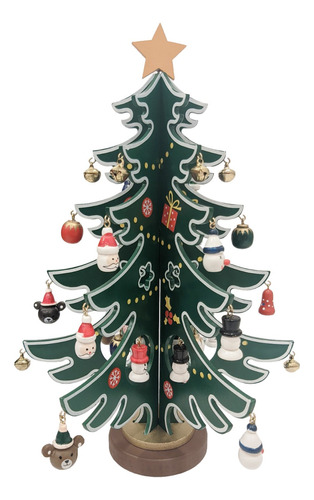 Arbol De Navidad Madera Adorno Navideño Deco M1 - Sheshu 