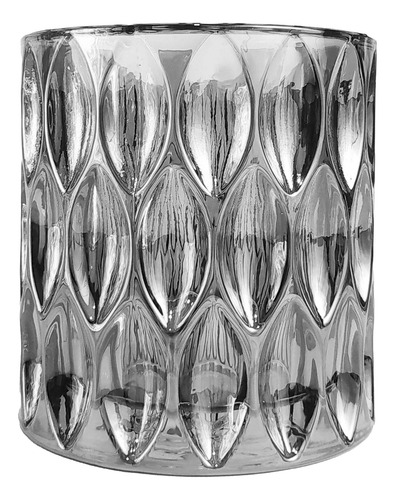 Set X10 Portavela Vidrio 9x10 Gota Diseño Candelabro Deco