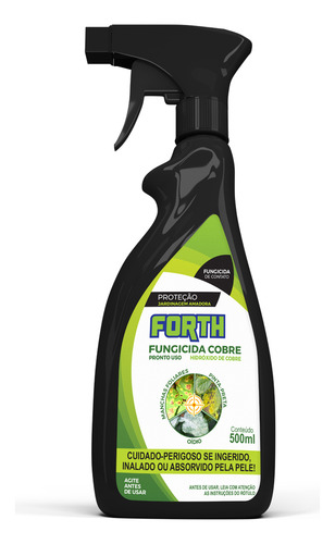 Fungicida Cobre Forth Pronto Uso Hidróxido De Cobre De 500ml