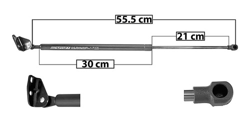 Amortiguador 5a Puerta Derecho Mazda 3 De 2010 A 2013 Spart