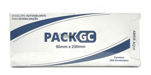 Imagem 1 de 5 de Envelope De Esterilização Para Autoclave 9cmx23cm 200 Un