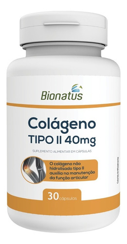 Colageno Tipo Ii 40mg - 2x 30 Capsulas Bionatus