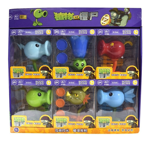 Juego Plantas Vs Zombies Colección Muñecos Juguete