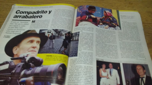 Noticias N° 810 Robert Duvall En Buenos Aires  Año 1992