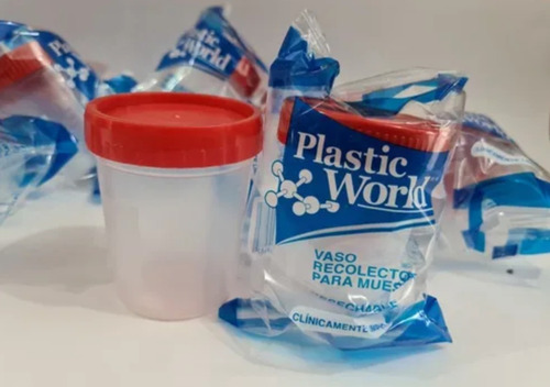 Vaso Muesta Orina Recolector Estéril Copro 100ml 30pz
