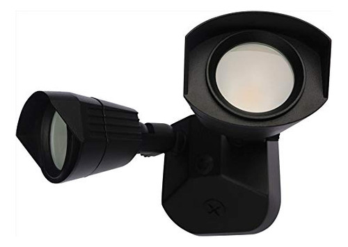 Foco Seguridad Led Nuvo 65/214, 3000k, Negro