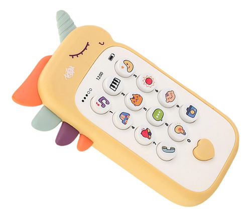 5 Teléfono Musical Para Bebés Con Luces Y 5 Piezas
