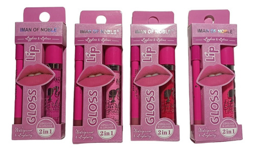 Lip Gloss Matte + Deliniador De Labios 