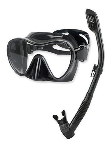 Set Buceo Negro - Phantom Aquatics