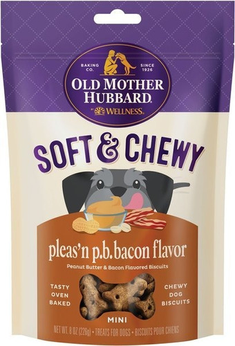 10 Piezas De Old Mother Hubbard  Mini Soft & Tasty Peanut Bu