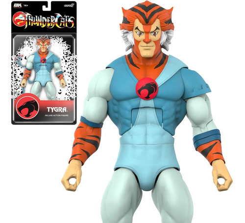 Tigro (tygra) Thundercats Deluxe Super 7 Figura 7 Pulg.