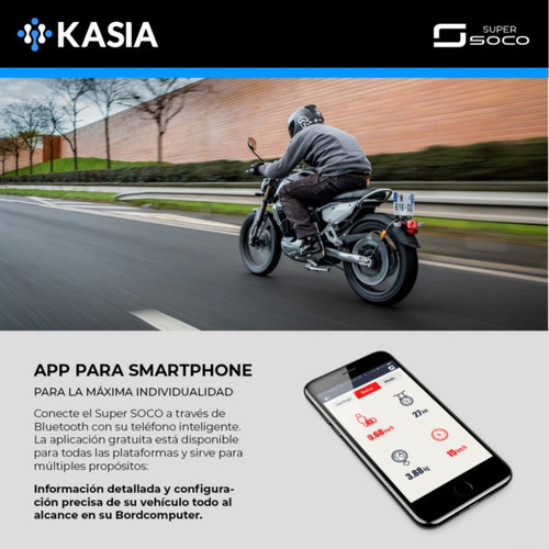 Moto Electrica Super Soco Tc Max Bateria Samsung Kasia