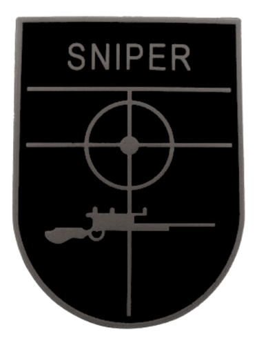 Parche Rothco Pvc Tactico Insignia Sniper Emol Airsoft