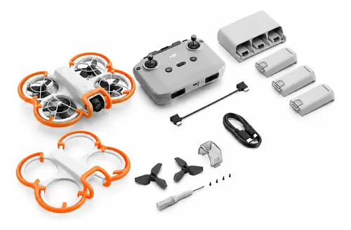 Dji Neo Fly More Combo Drone 4k Controle Rc N3 Com Brinde Branco