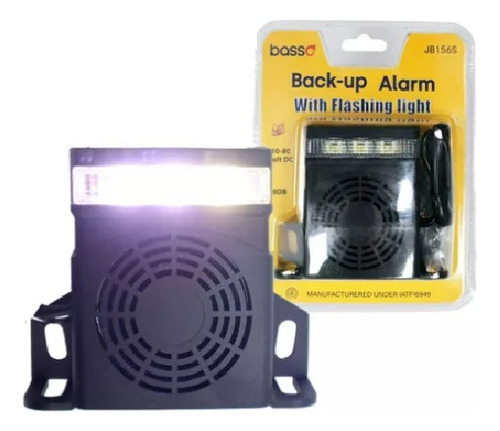 Alarma De Reversa Basso Con Luz 12-80 Vcc