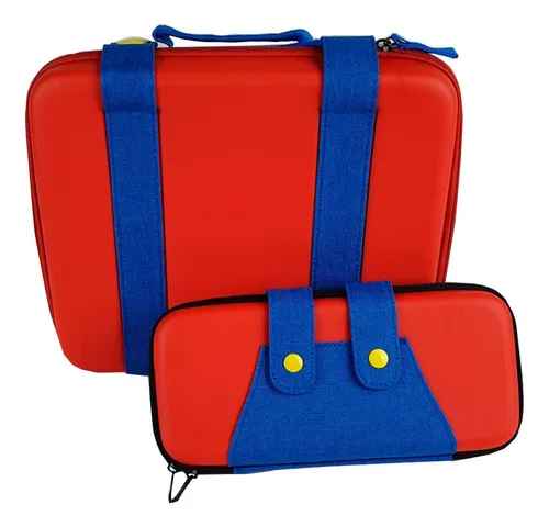 Bolsa E Case Nintendo Switch Bag Viagem 2 Em 1 Alça Ombro Bolsa E Case Nintendo Switch Bag Viagem 2 Em 1 Alça Ombro