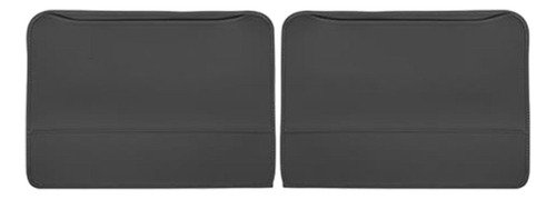 2x Alfombrillas Para Respaldo De Asiento Protector De Negro