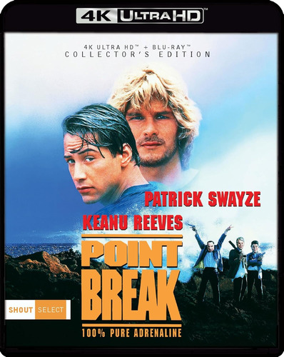 4k Ultra Hd + Blu-ray Point Break (1991) Subtitulos Ingles