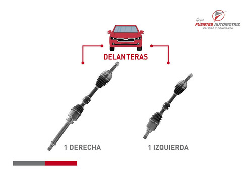 Jgo 2 Flecha Homocinetica Pil Cop Std Nissan Cube 2011 S/abs