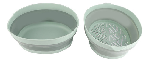 Cesto De Drenagem De Camada Dupla, Design Separado, Dobrável