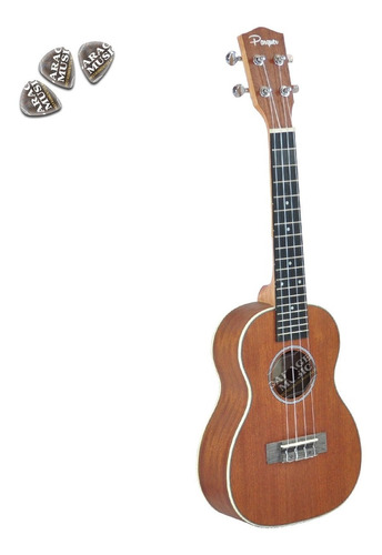 Ukelele Concierto Parquer Madera Uk250 Funda Garantia Pua