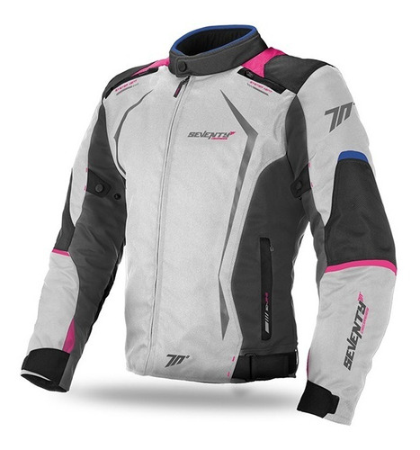 Campera De Invierno Para Motociclista Dama Seventy Racing