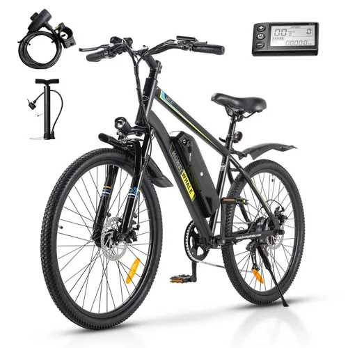 Bicicleta Elétrica HONEYWHALE S8 Aro 26 para Adultos, com Motor d...