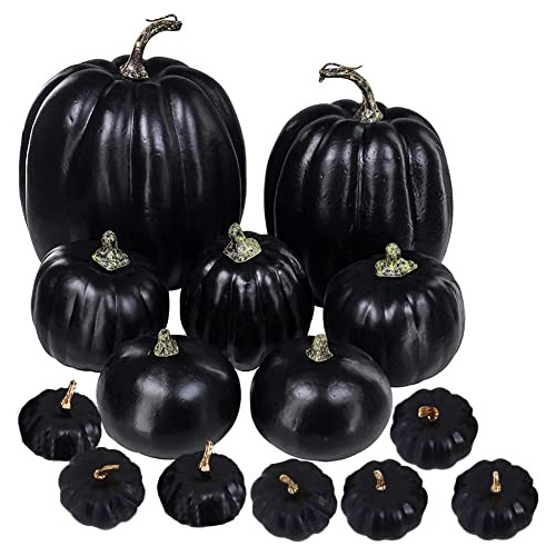 Wesappinc Calabazas Artificiales,14pcs Calabazas De Drtvy