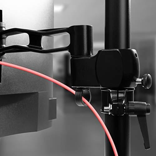 Duronic Dm352 /bk Dual Pc Monitor Soporte De Brazo Soporte
