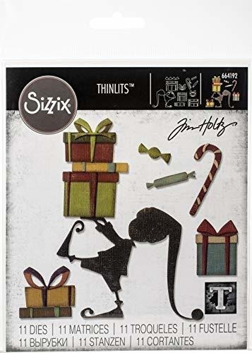 Juego De Troqueles Sizzix Thinlits, Ayudante De Santa Por Ti