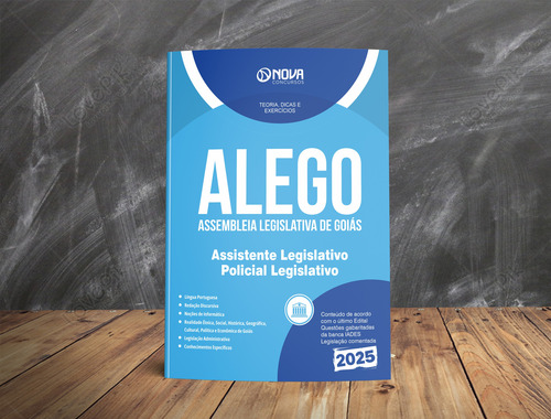 Apostila Concurso Assistente Legislativo - Policial Legislativo - Alego 2025 - Editora Nova