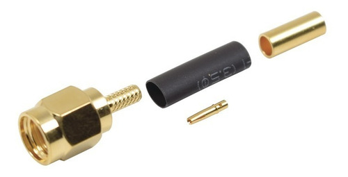 Conector Sma Macho Inverso De Anillo Plegable Para Rg-316/u