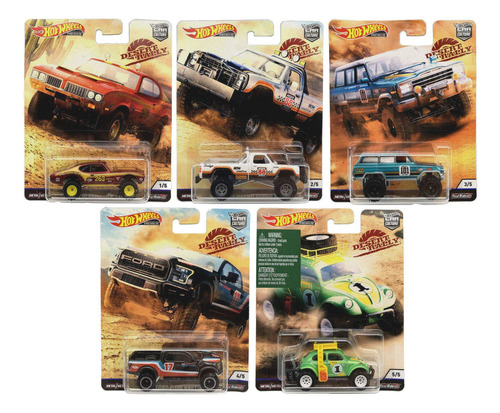 Set Hot Wheels Premium 2019 Car Culture Desert Rally De [u]