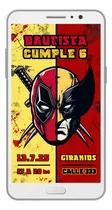 Comprar Invitación Tarjeta Digital - Deadpool Y Wolverine Deadpool Y Wolverine