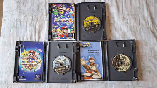 Mario Party 4, Mario Party 5, Mario Party 6 - Gamecube (Usado)