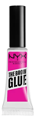 comprar NYX Professional Makeup, The Brow Glue, 5gr. Tono: Transparente. Gel fijador de cejas, 16 horas de duración, no pegajoso, sin transferencias, resistente al agua y sin residuos