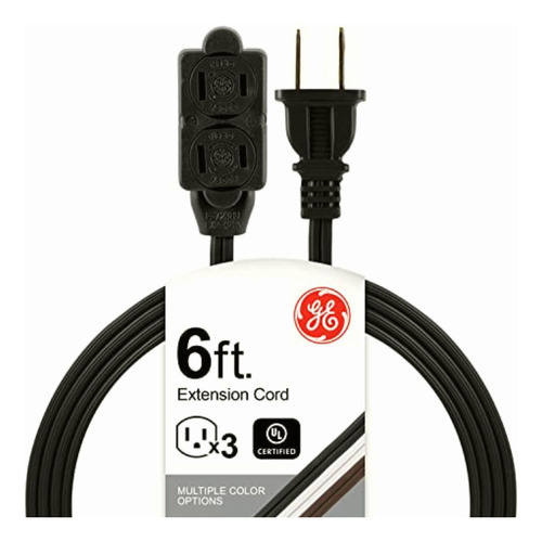 Ge Regleta De Alimentación De 3 Tomas, Cable De Extensión