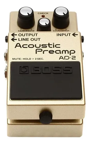 Pedal Boss Ad2 Acoustic Preamp De Violão Ad 2 | Parcelamento sem juros