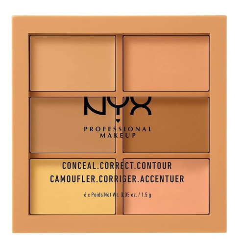 Nyx - Paleta De Correctores Conceal Correct Contour Medium